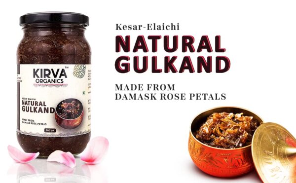 Kirva Organics Natural Gulkand - Image 4